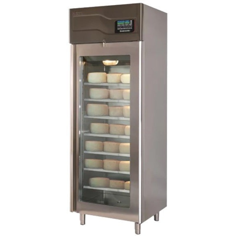 Omcan - 220 lb Affinacheese Stainless Steel Cheese Drying Cabinet - 45518