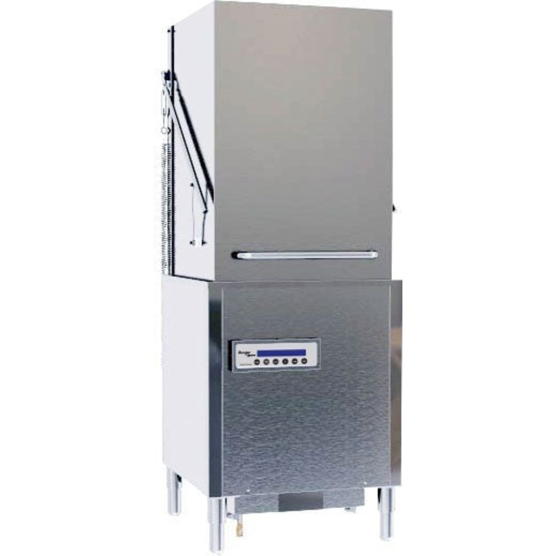 Omcan - 26" Heavy Duty Upright High Temperature Dishwasher - 46488