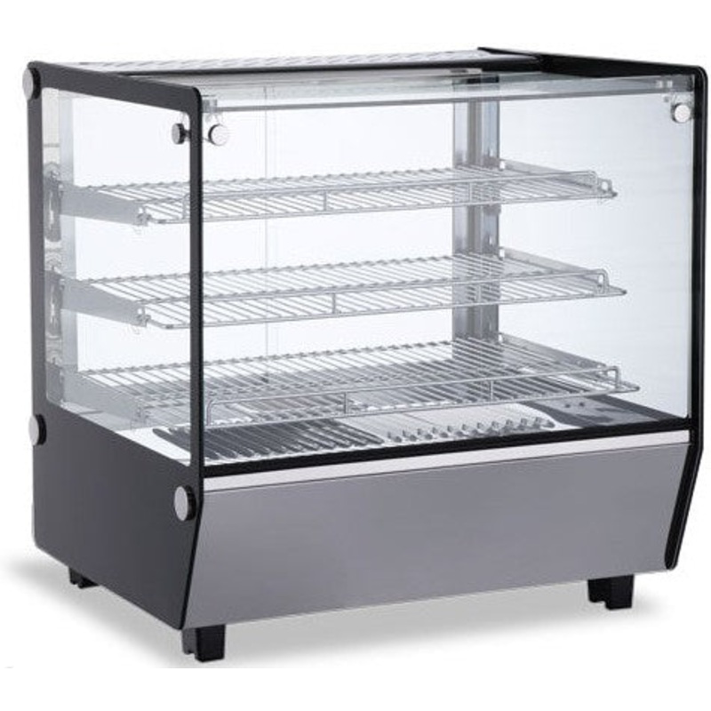 Omcan - 27" Square Glass Countertop Display Warmer - 47425