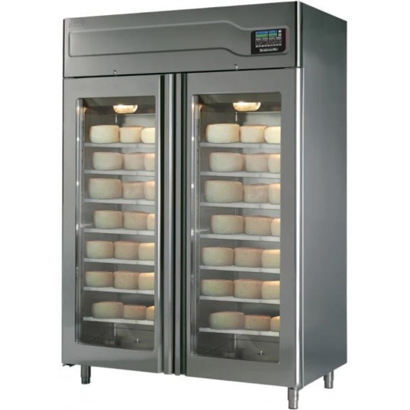 Omcan - 440 lb Affinacheese Stainless Steel Cheese Drying Cabinet - 45519
