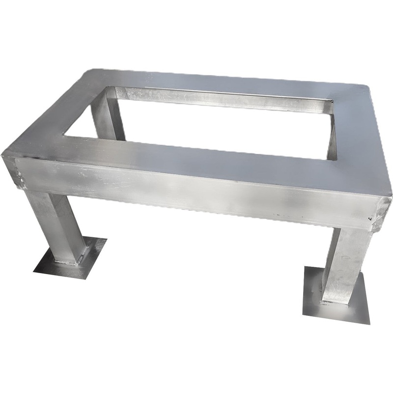 Omcan - 48.5 x 25.5 x 12 Aluminum Welded Stand for Generators - 48062