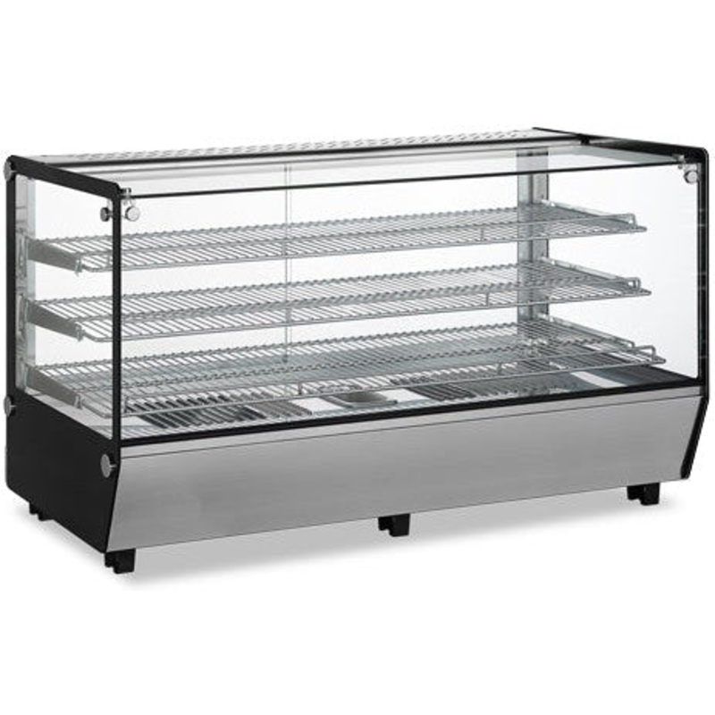 Omcan - 48" Square Glass Countertop Display Warmer - 47427