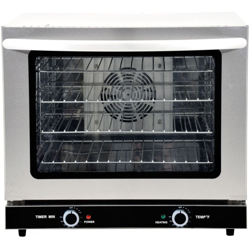 Omcan - 66 L Half Size Countertop Convection Oven with Manual Control - 45599