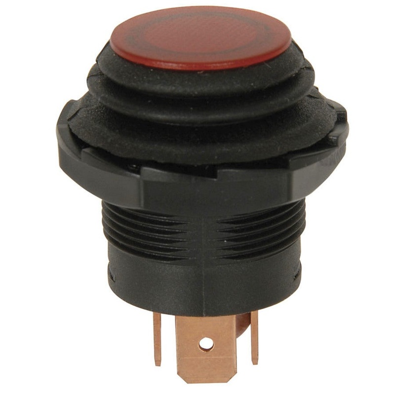 Red Latching IP65 Pushbutton Switch