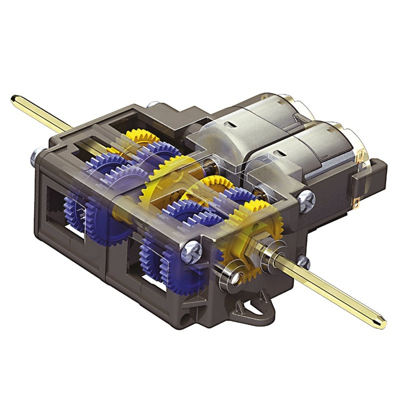 Double Motor 4 Speed Gearbox/Axle Assembly