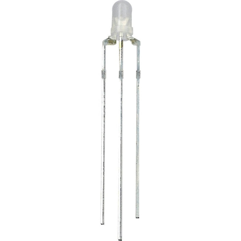 Tricolour Red/Green/Orange 3mm LED
