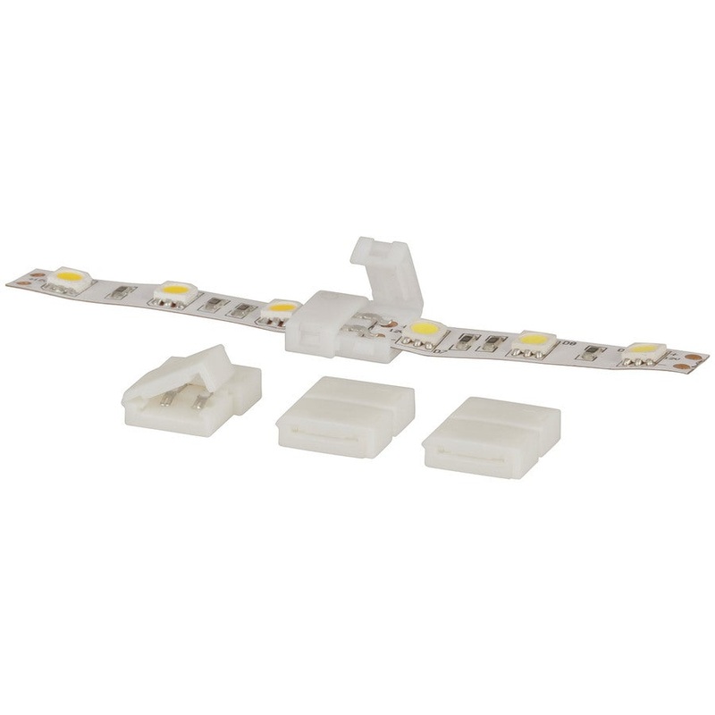2 Pin LED Strip Connector Straight Joiner  4 Pack