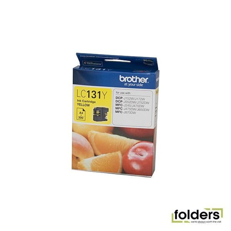 Brother LC131 Yellow Ink Cartridge