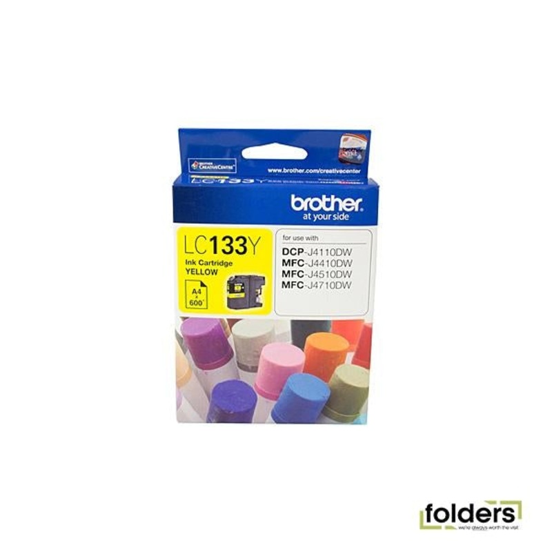 Brother LC133 Yellow Ink Cartridge