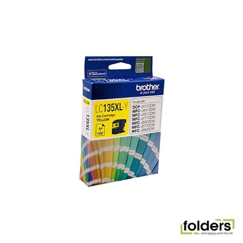 Brother LC135XL Yellow Ink Cartridge