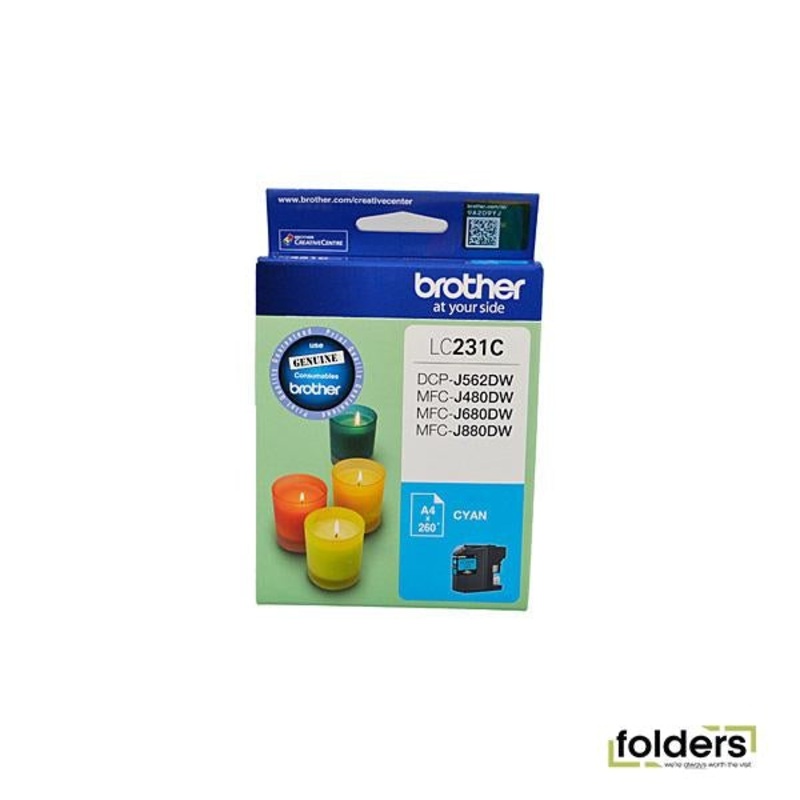 Brother LC231 Cyan Ink Cartridge