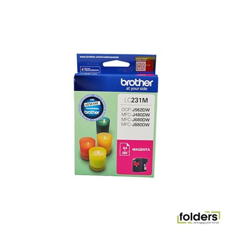 Brother LC231 Magenta Ink Cartridge
