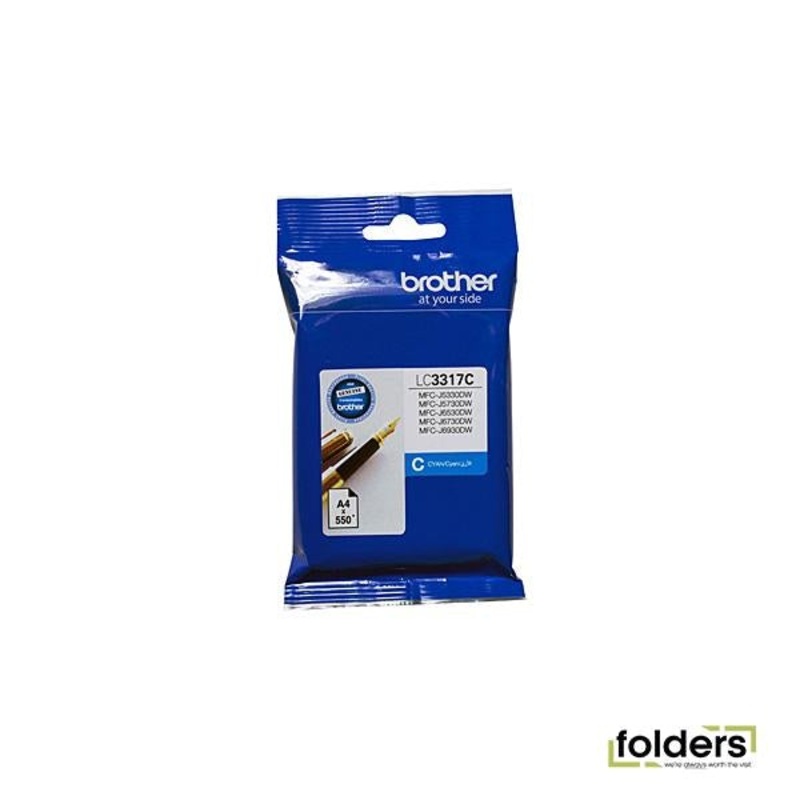 Brother LC3317 Cyan Ink Cartridge
