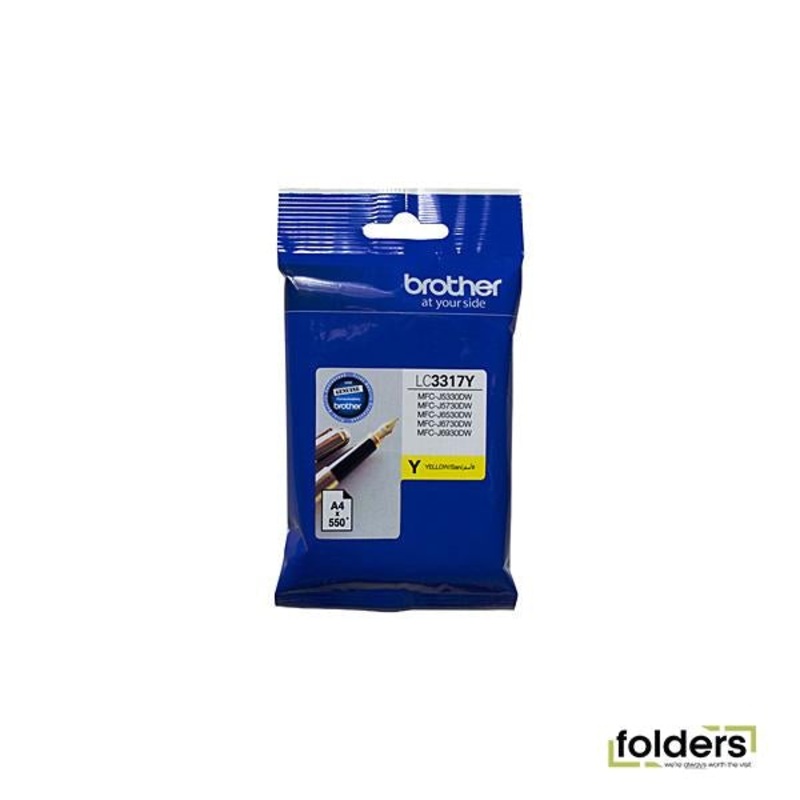 Brother LC3317 Yellow Ink Cartridge