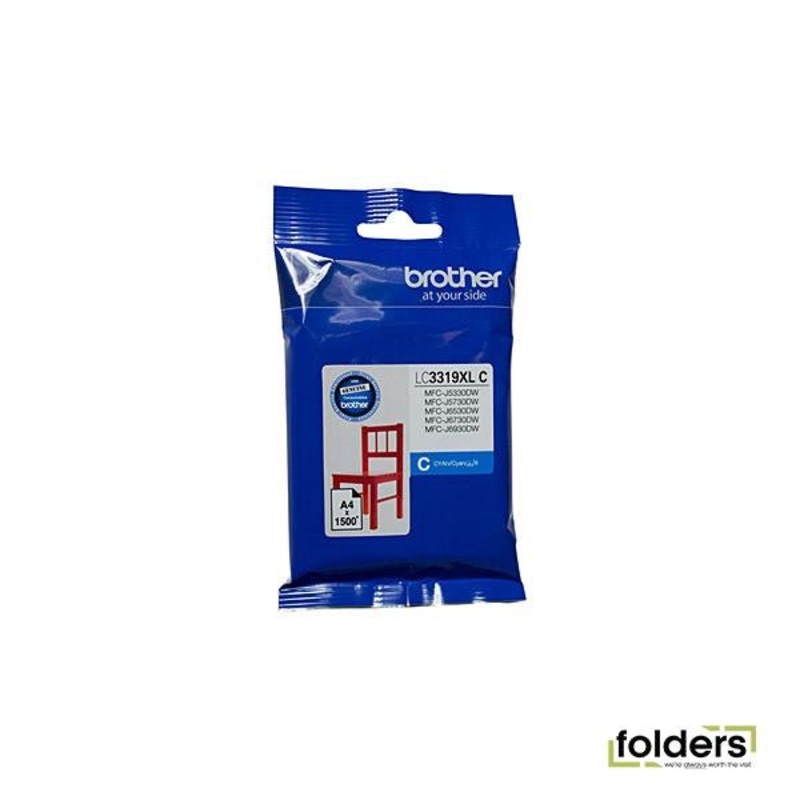 Brother LC3319XL Cyan Ink Cartridge