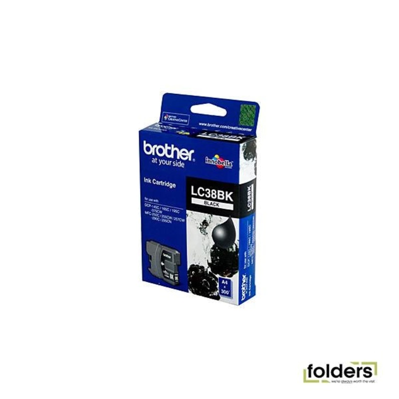 Brother LC38 Black Ink Cartridge