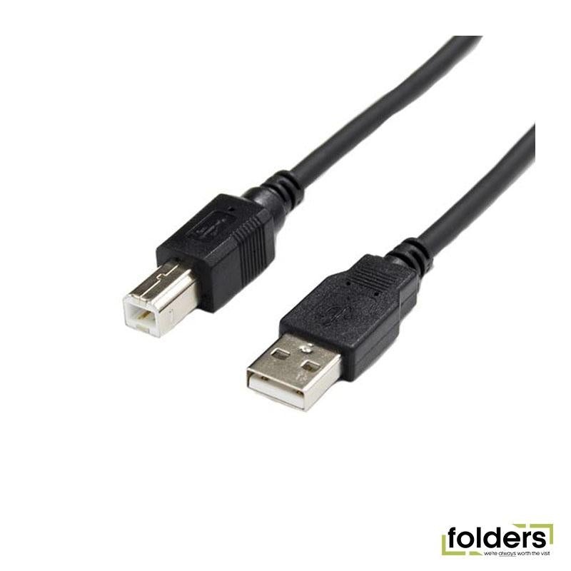 DYNAMIX 1m USB2.0 Cable USB-A Male to USB-B Male Connectors