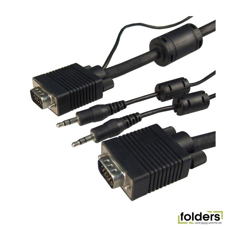 DYNAMIX 2m Audio Cable VGA Male to 3.5mm Male