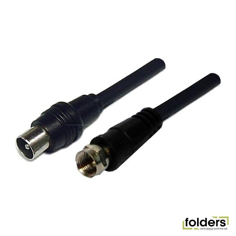 DYNAMIX 2m RF PAL Male to F-Type Male Coaxial Cable