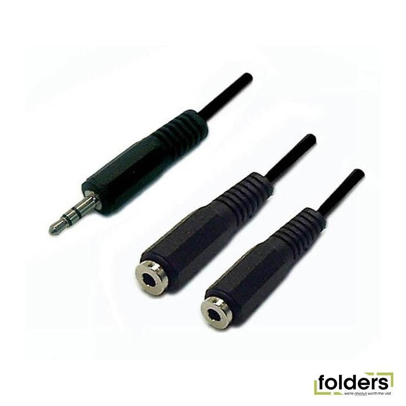 DYNAMIX 2M Stereo Y Cable 3.5mm Plugs