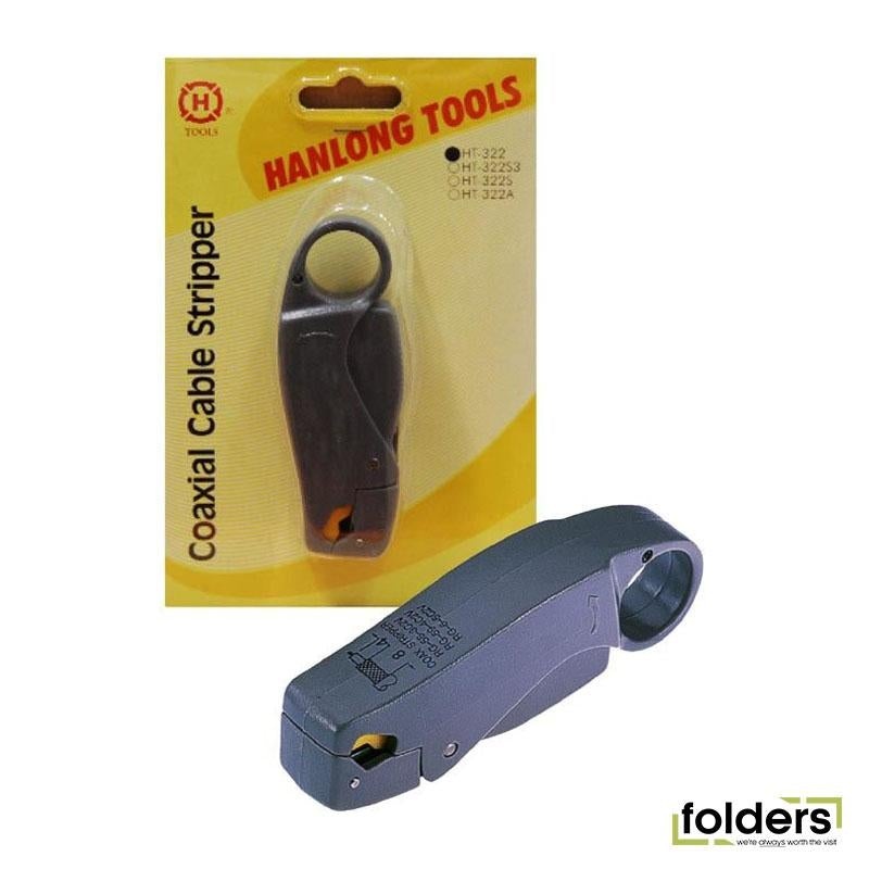 HANLONG 3x Blade Coaxial Cable Stripper