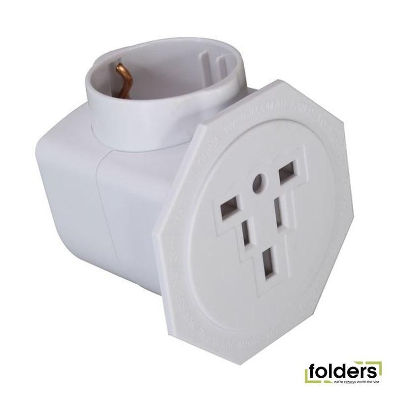JACKSON Wall Plug Travel Adaptor (NZ/AUS to US/UK)