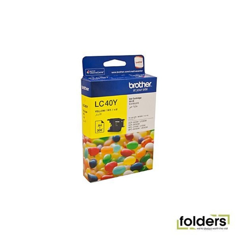 Brother LC40 Yellow Ink Cartridge