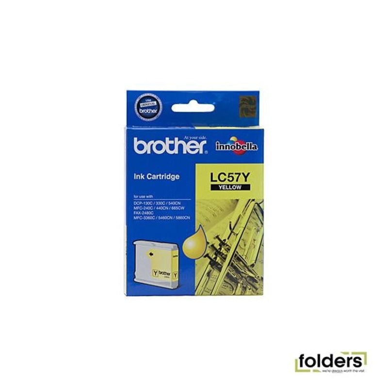 Brother LC57 Yellow Ink Cartridge