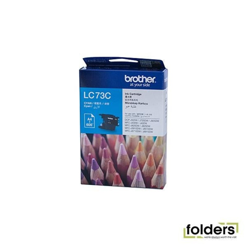 Brother LC73 Cyan Ink Cartridge