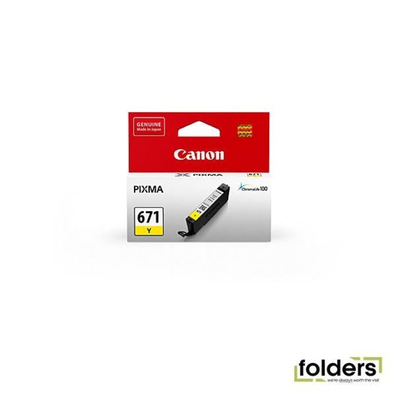 Canon CLI671 Yellow Ink Cartridge