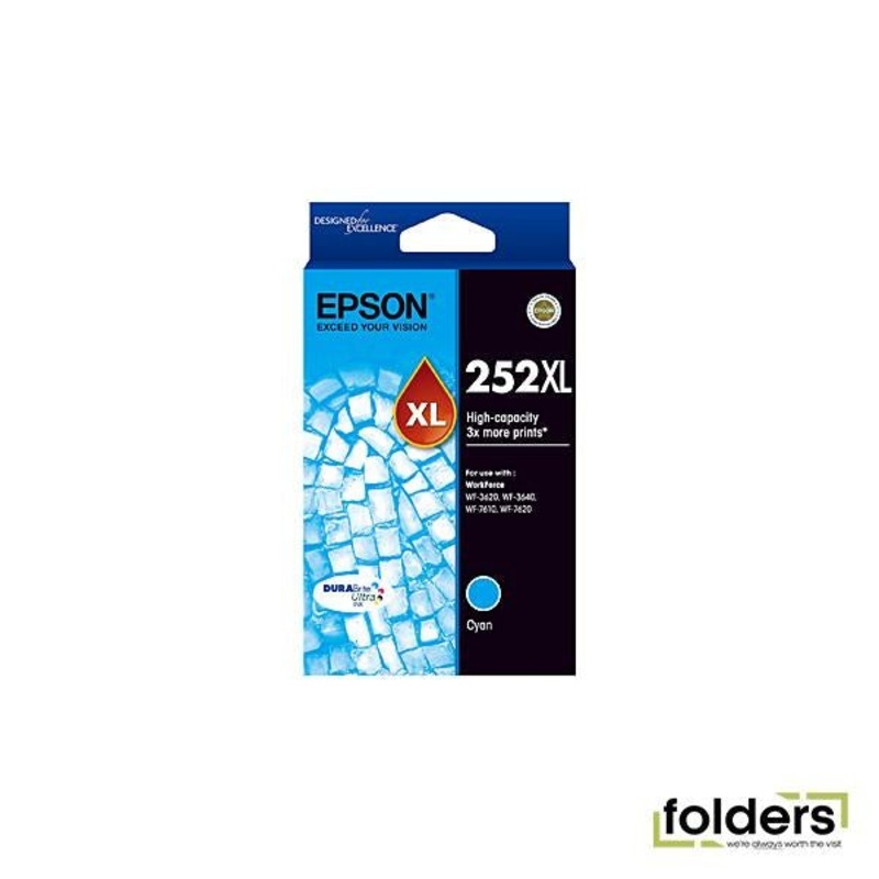 Epson 252 HY Cyan Ink Cartridge