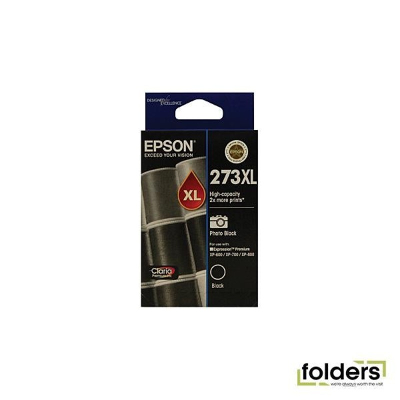Epson 273 HY Phot Blk Ink Cartridge
