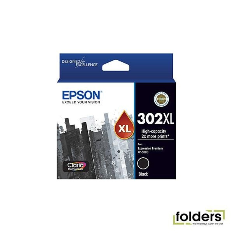 Epson 302 HY Black Ink Cartridge