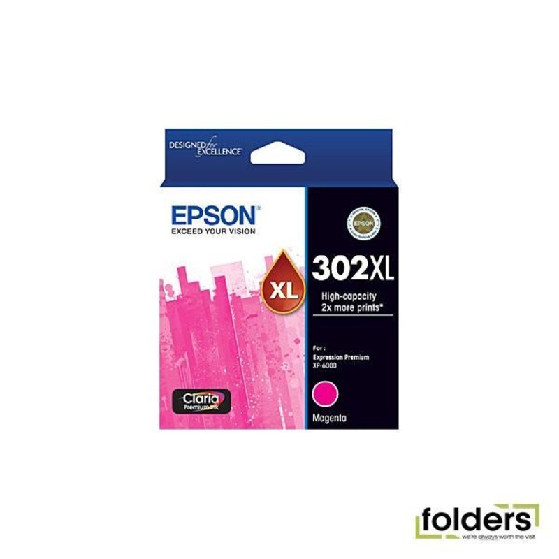 Epson 302 HY Magenta Ink Cartridge