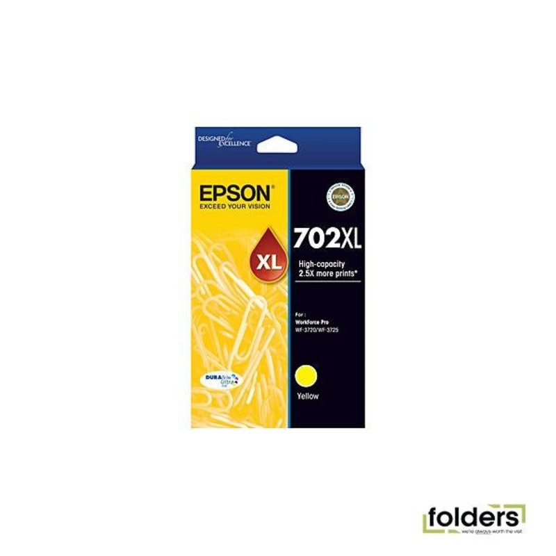 Epson 702 Yellow XL Ink Cartridge