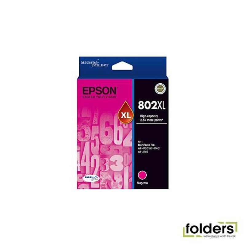 Epson 802 Magenta XL Ink Cartridge