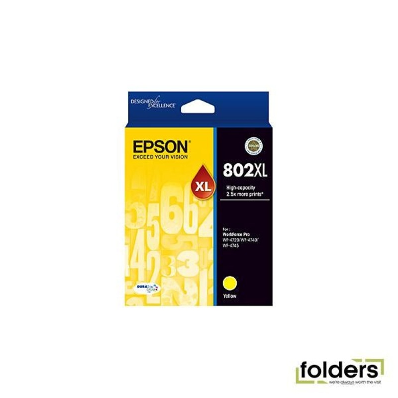 Epson 802 Yellow XL Ink Cartridge