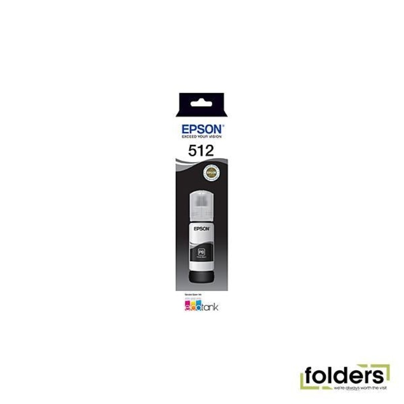 Epson T512 Ph Blk Eco Tank Ink