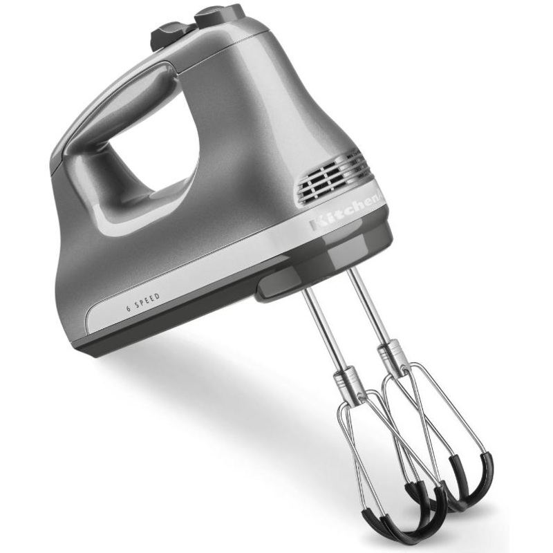 KitchenAid 6 Speed Hand Mixer with Flex Edge Beaters KHM6118CU