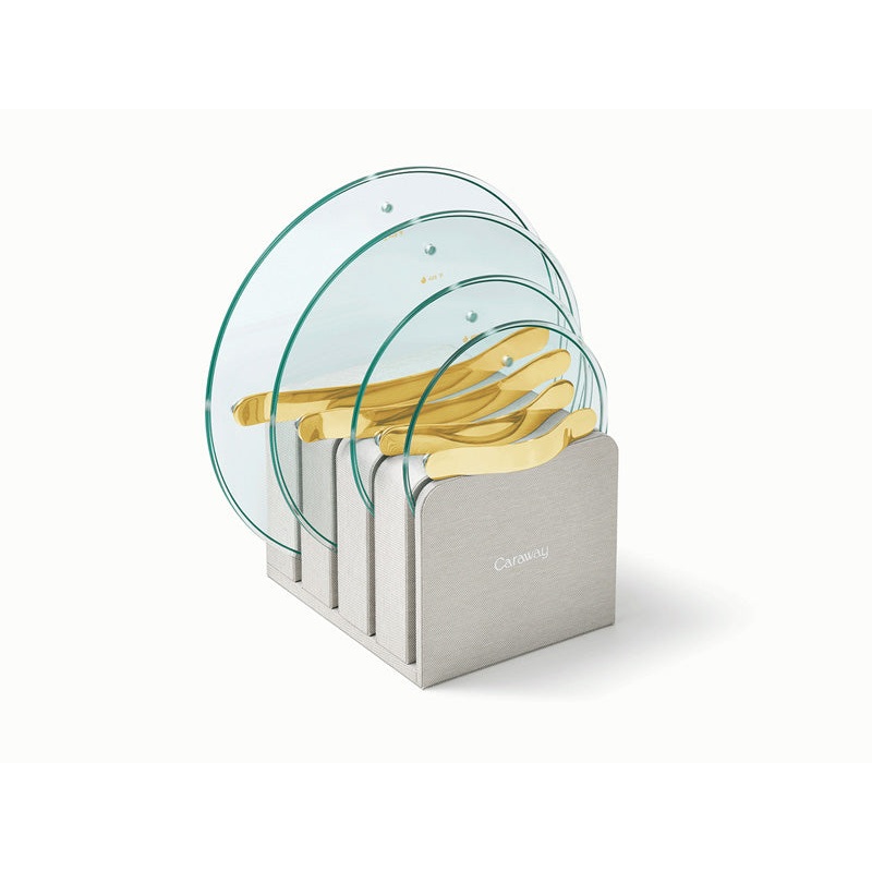 Caraway Glass Lids with Gold Handles (Set of 4)