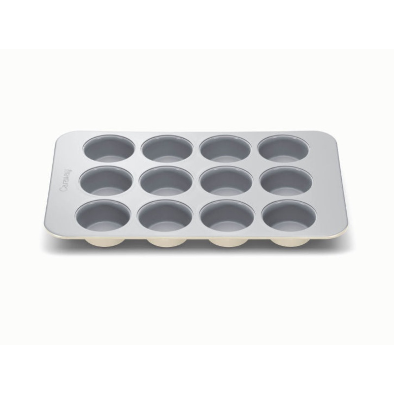 Caraway Muffin Pan in Cream