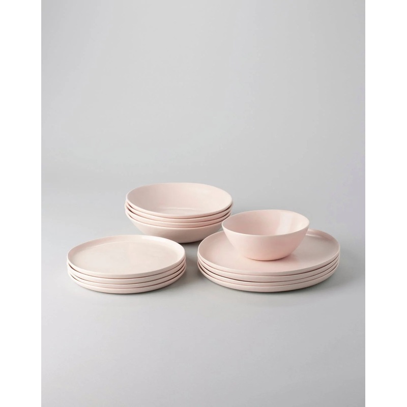 Fable Base Dinnerware Set in Blush Pink