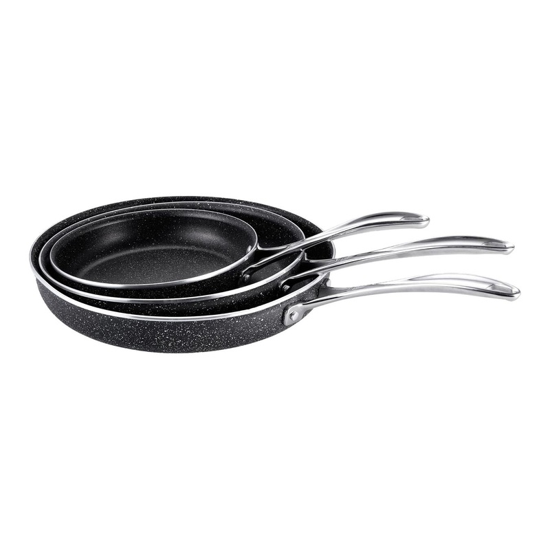 Henckels 3pc Aluminum Nonstick Fry Pan Set, Capri Notte Series