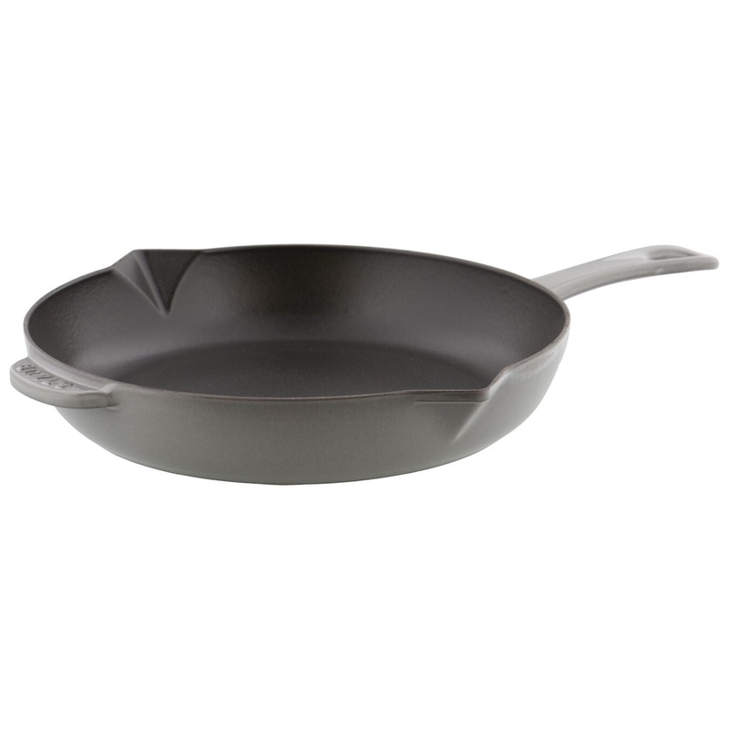 Staub 10" Cast Iron Fry Pan in Graphite Gray