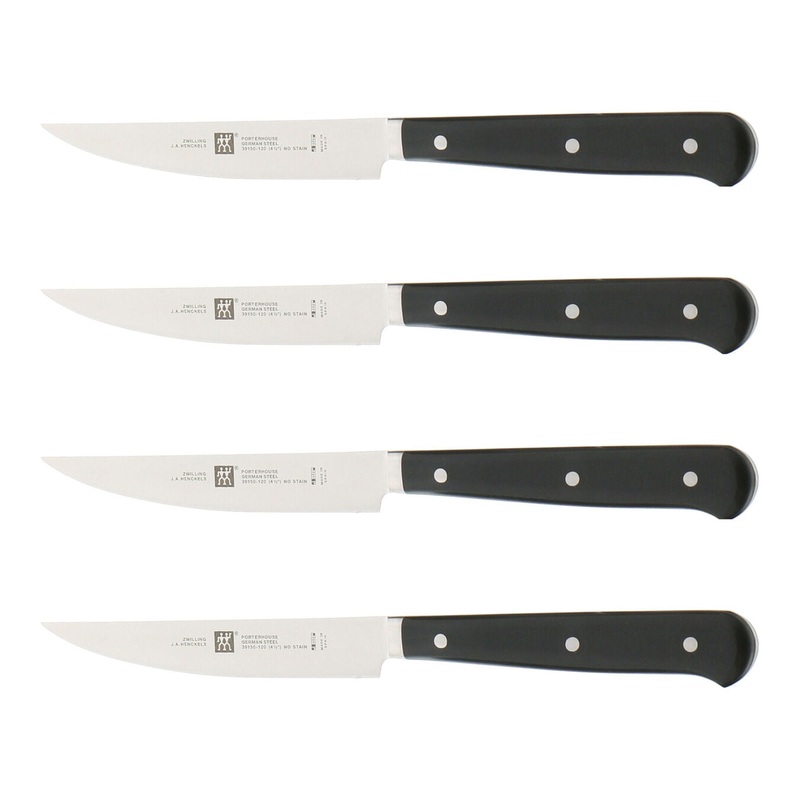 ZWILLING Porterhouse 4pc Steak Knife Set in Beechwood Box