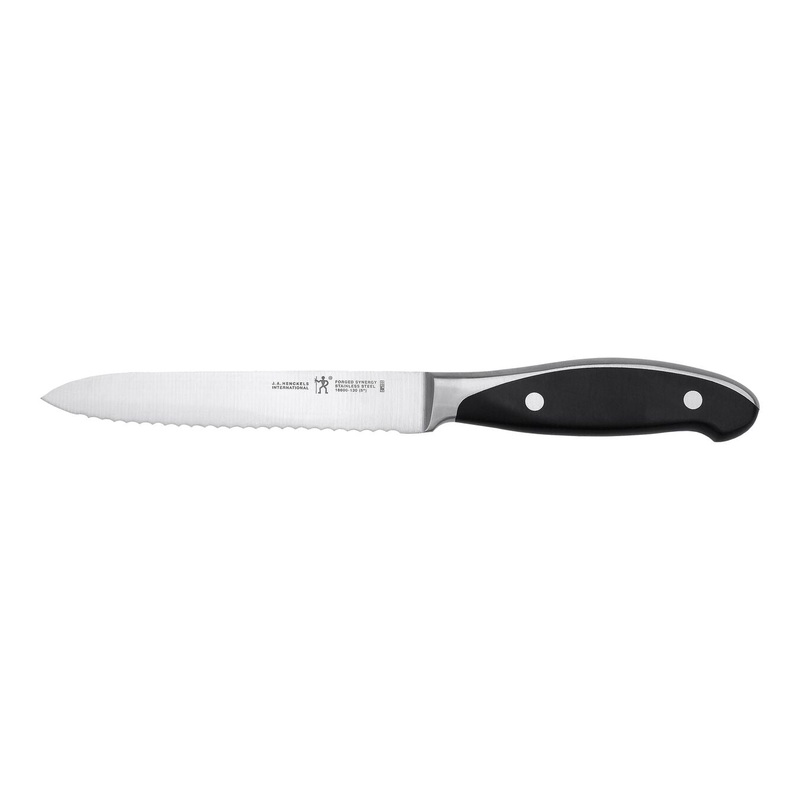 Henckels 5" Serrated Utility Knife, Forged Synergy Series