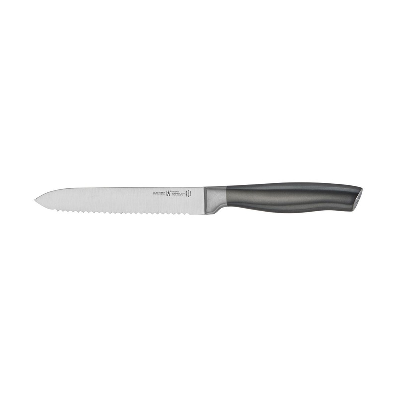 Henckels 5" Serrated Utility Knife, Graphite Series