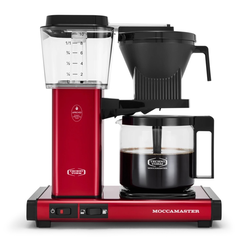 Moccamaster KBGV Select 10-Cup Coffee Maker in Candy Apple Red