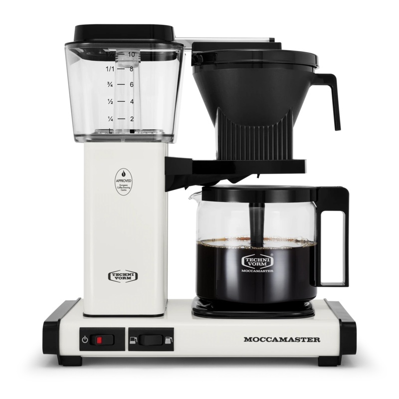 Moccamaster KBGV Select 10-Cup Coffee Maker in Off-White