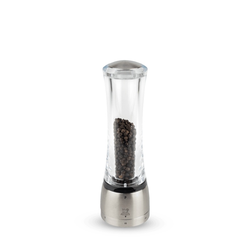 Peugeot Daman Pepper Mill in Acrylic/Stainless 21 cm - 8in